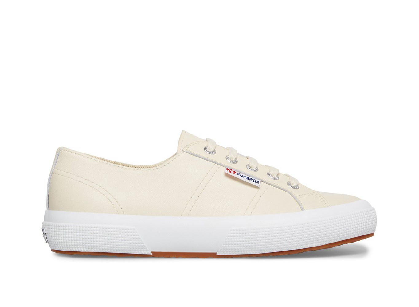 Zapatillas Superga Mujer Beige - 2750 Naplngcotu Cuero - 436891PCQ